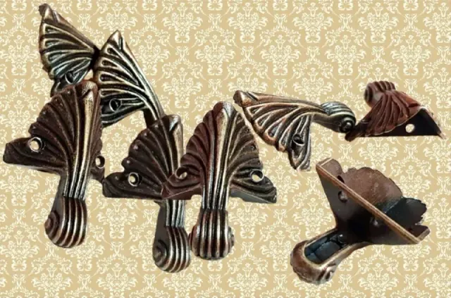 Deco Foam LG90491 piedini in metallo anticati 4 pz