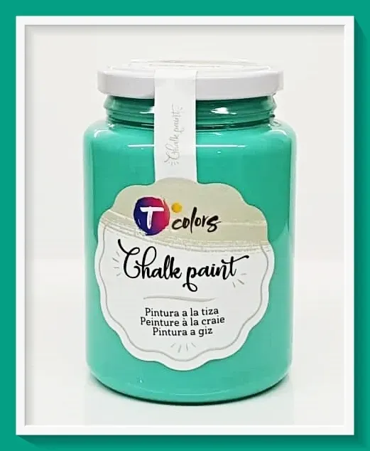 Tcolors pittura a gesso Jade Green 400ml opaca