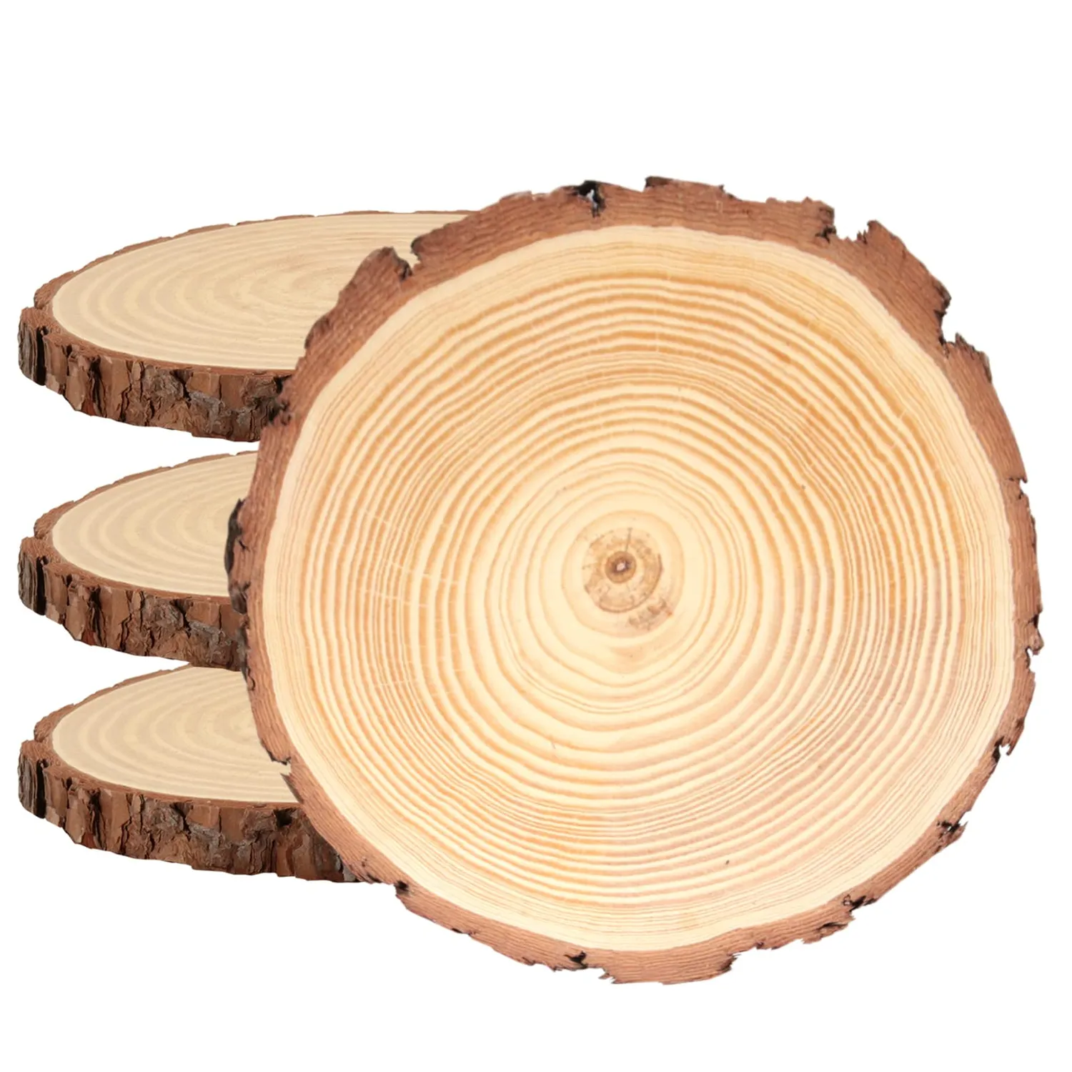Naturesin fette legno naturale grezze per resina e decoro