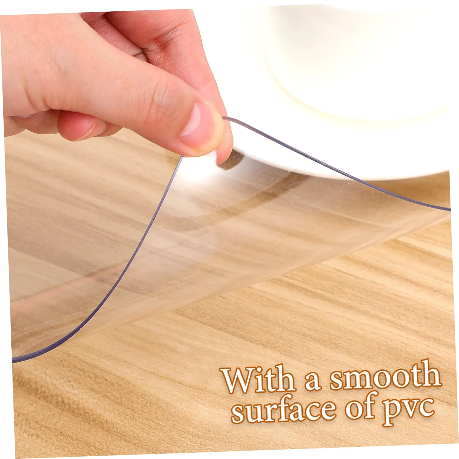 Angoily tappetino tavolo PVC trasparente 90x40cm 1,2mm