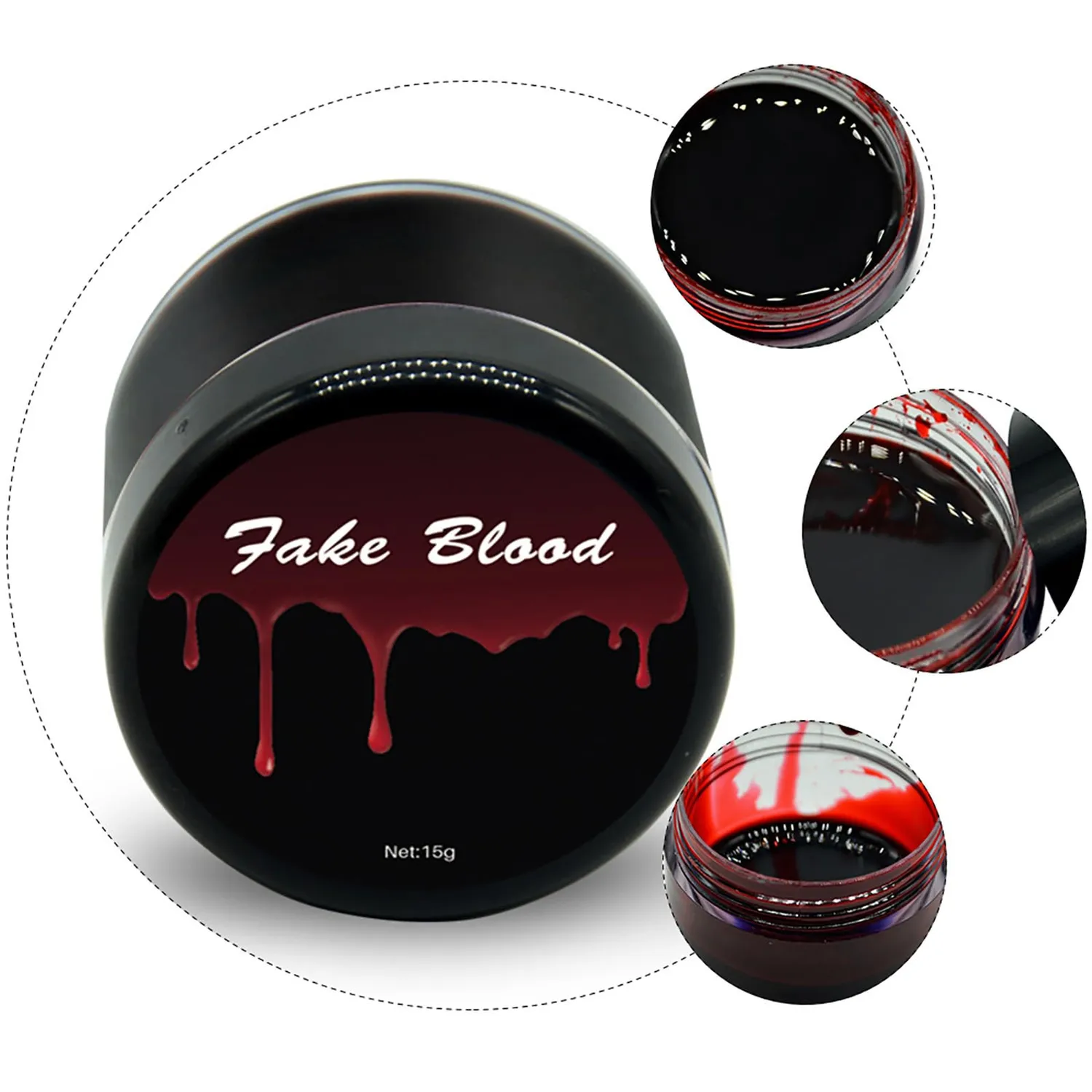 Angoily pasta sangue finto costumi feste scatola trucco