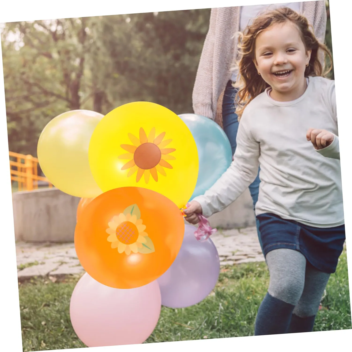 Angoily palloncini girasole 15 pezzi per feste estive