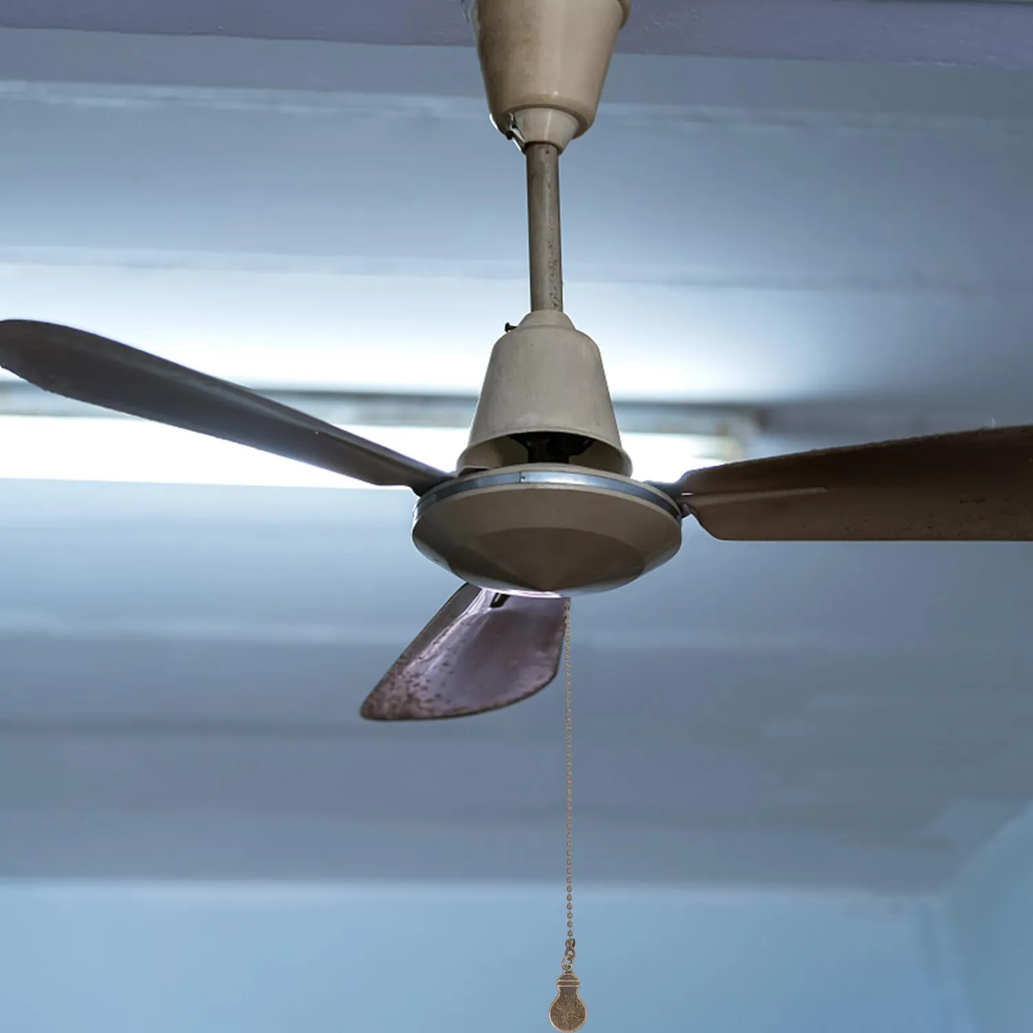 Angoily Catene Ventilatore Soffitto Cachi 2 Pezzi 35 cm