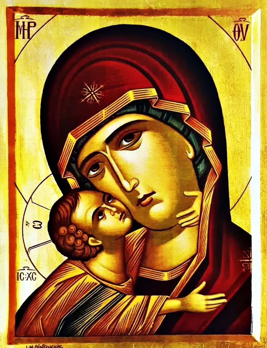 Deco Foam DF00487 carta di riso Madonna Glicofilusa decoupage