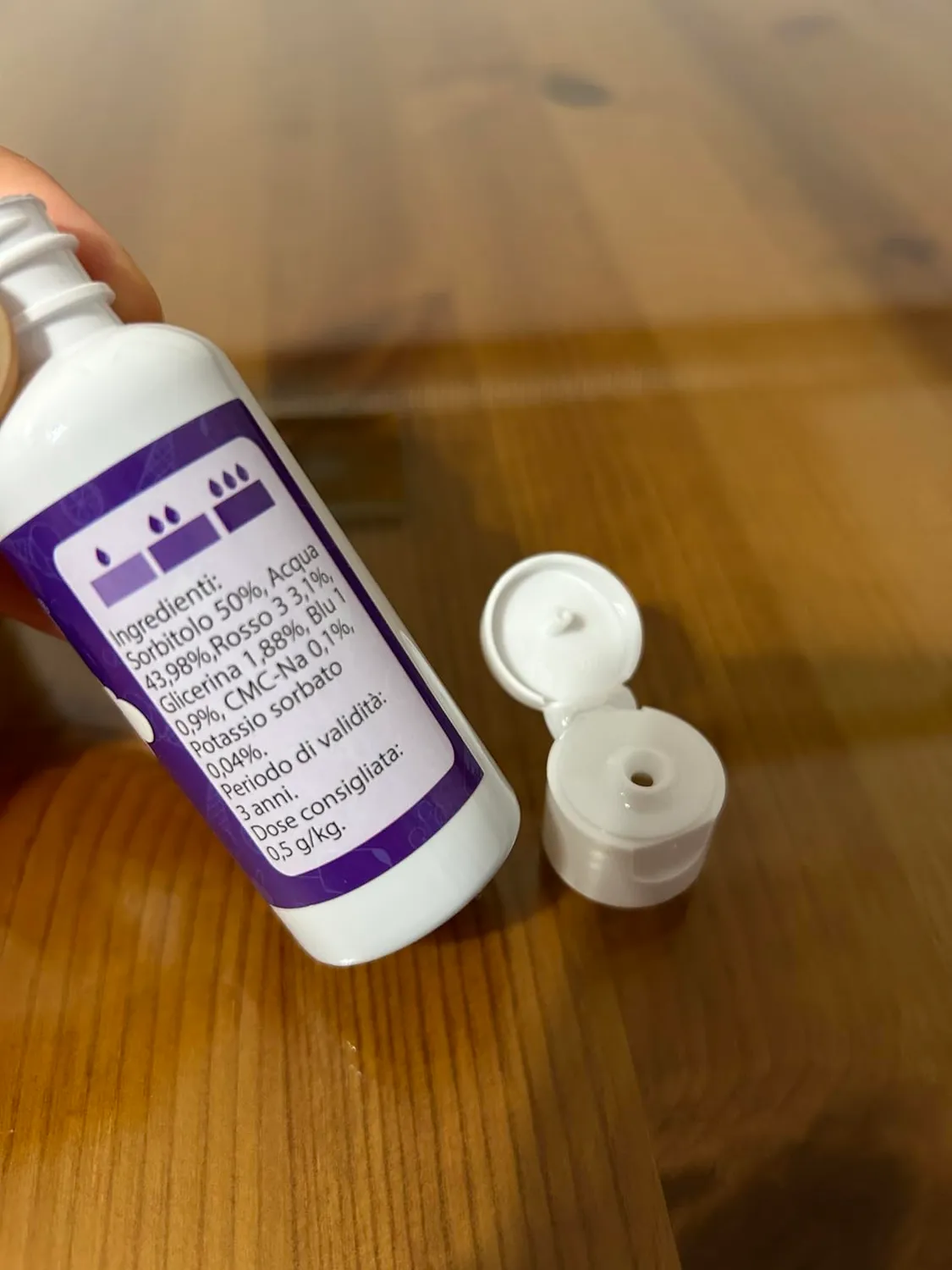 Sigwong colorante alimentare liquido 50 ml uva viola concentrato