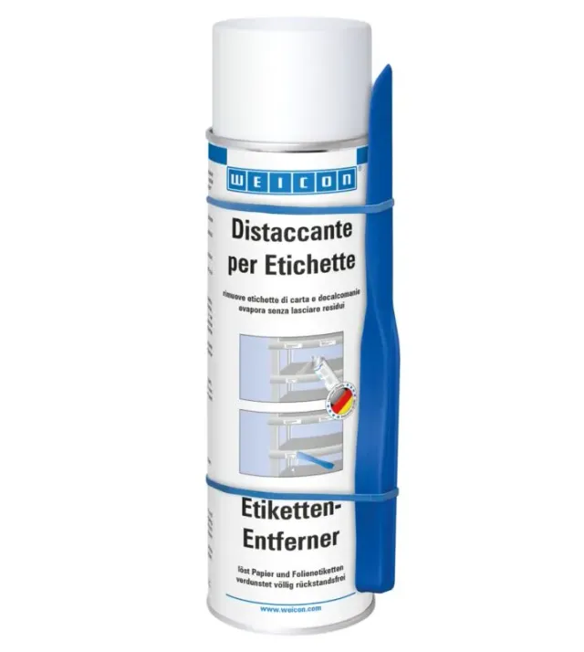 Weicon Label Remover distaccante etichette spray resina fresca