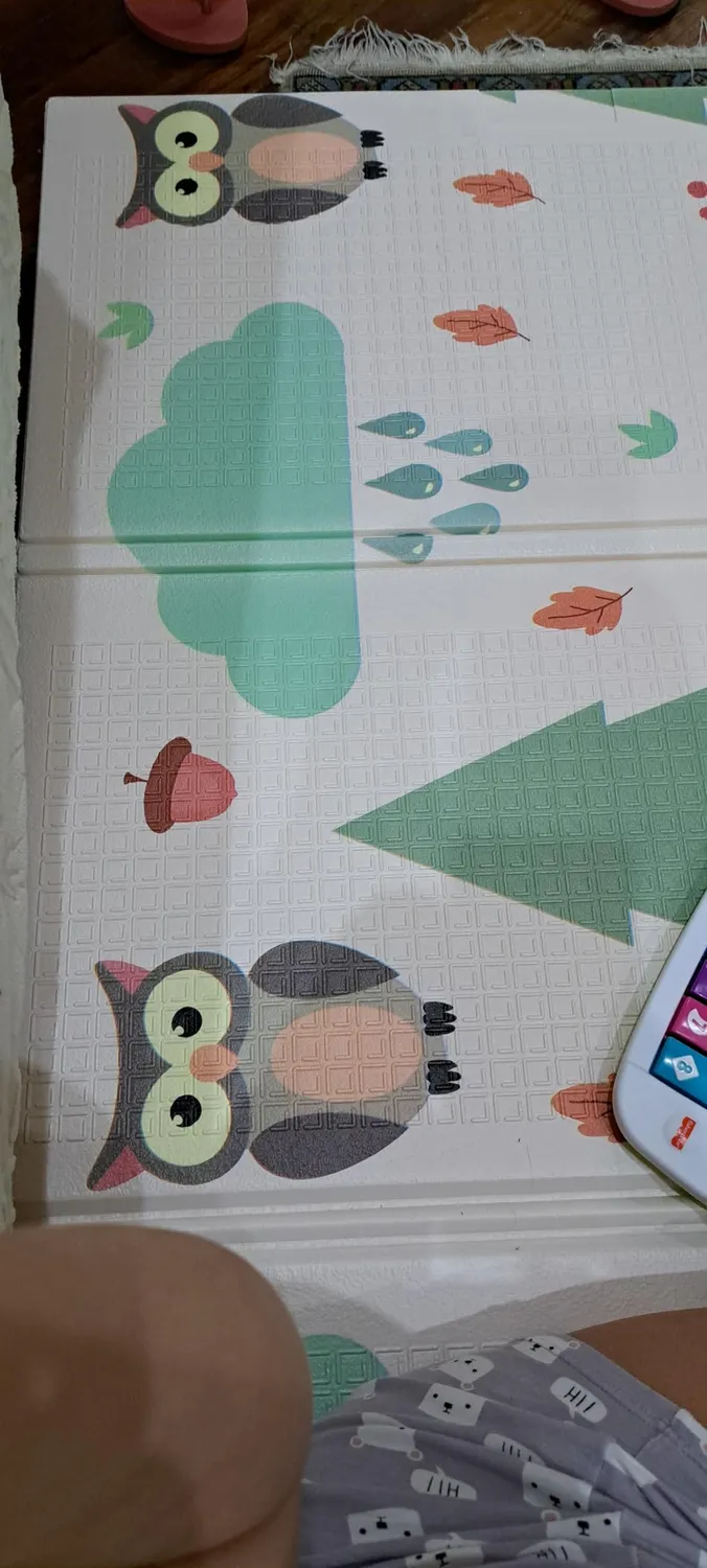 Giodicart Tappetino Gioco Pieghevole 200x150 cm Bosco Verde 10 mm
