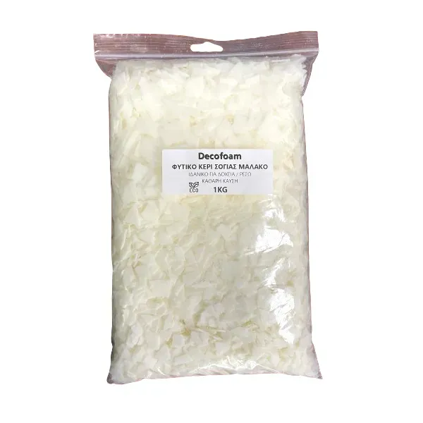 Deco Foam cera di soia morbida 1kg per contenitori