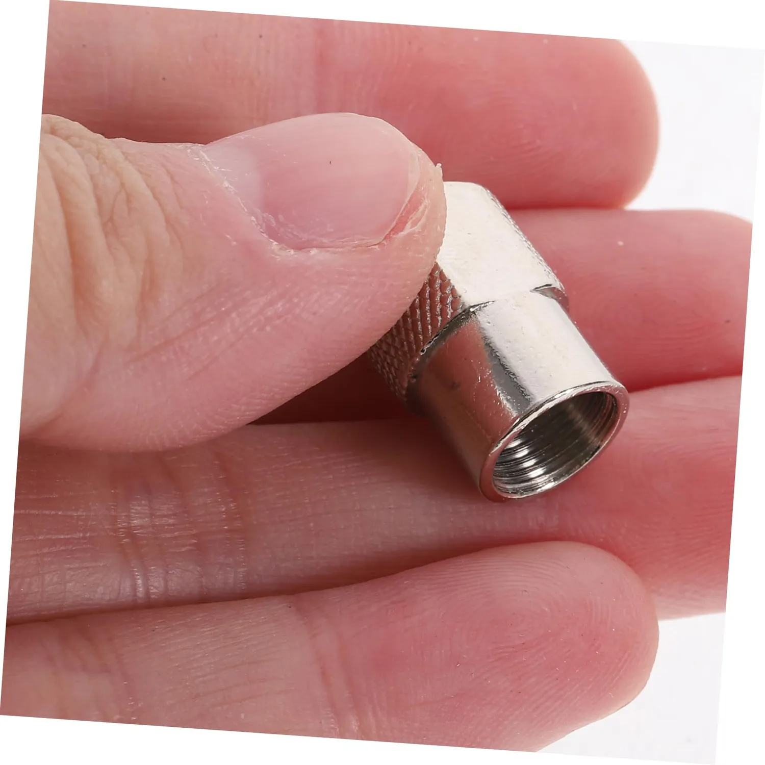Angoily Dadi Argento M8x0.75 Lega Zinco Mandrino 5 Pezzi