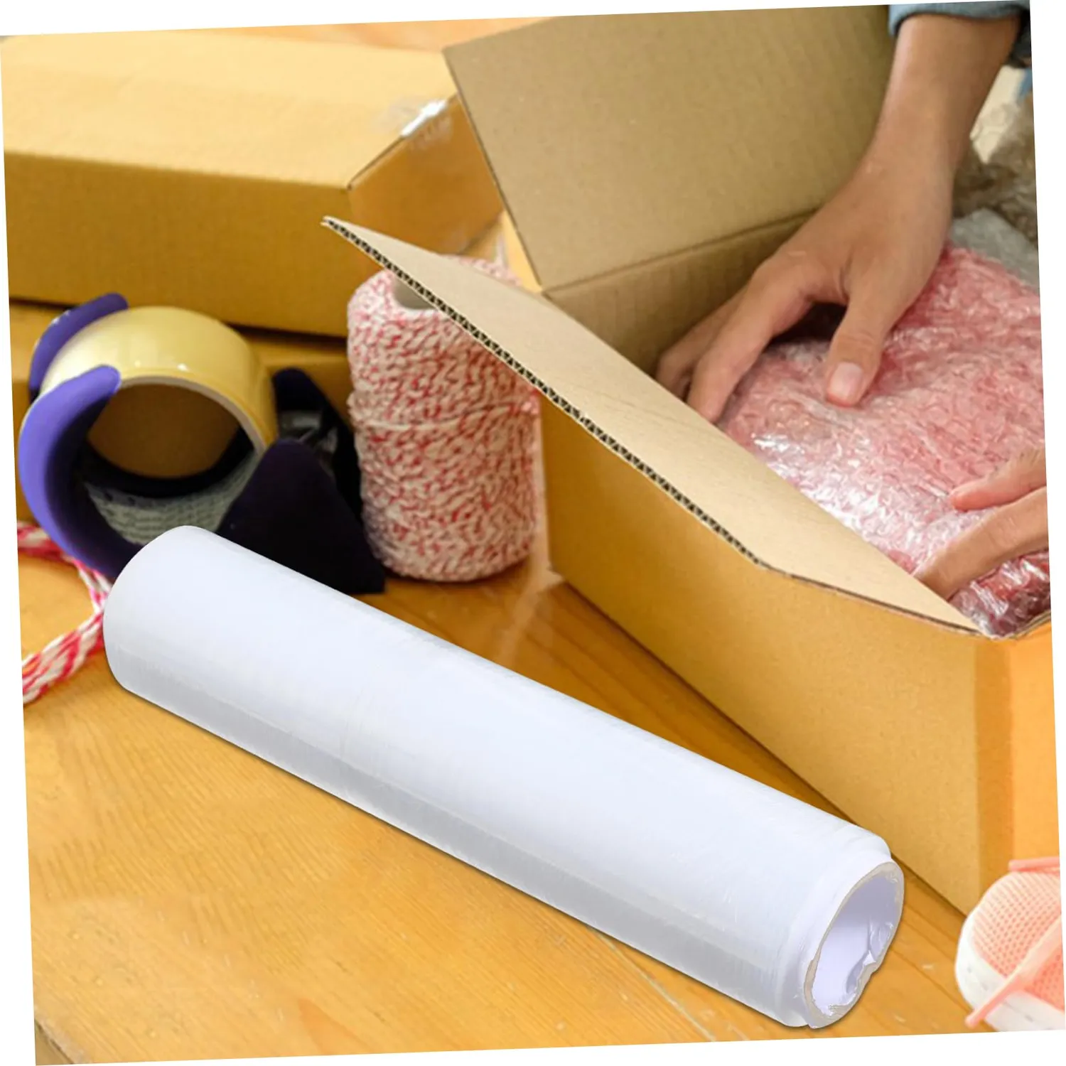 Angoily pellicola estensibile imballaggio 45 cm HDPE trasparente
