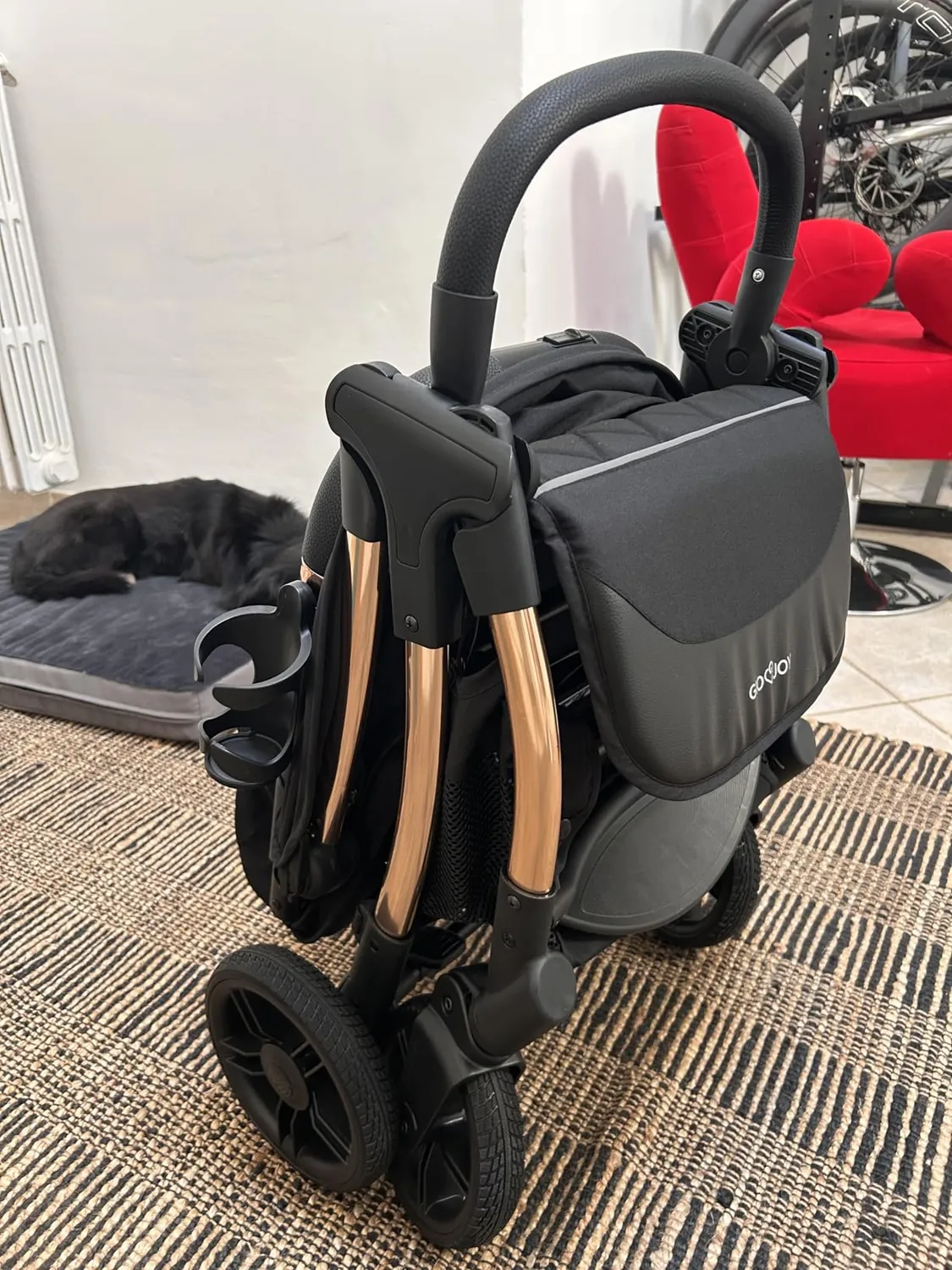 Giodicart G-Moove Passeggino 0-22kg Rose Gold Nero