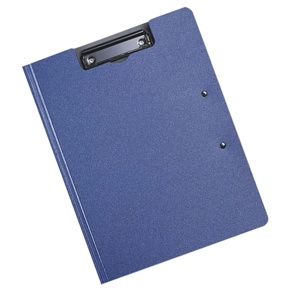 Angoily Clipboard A4 portablocco blu PP e metallo