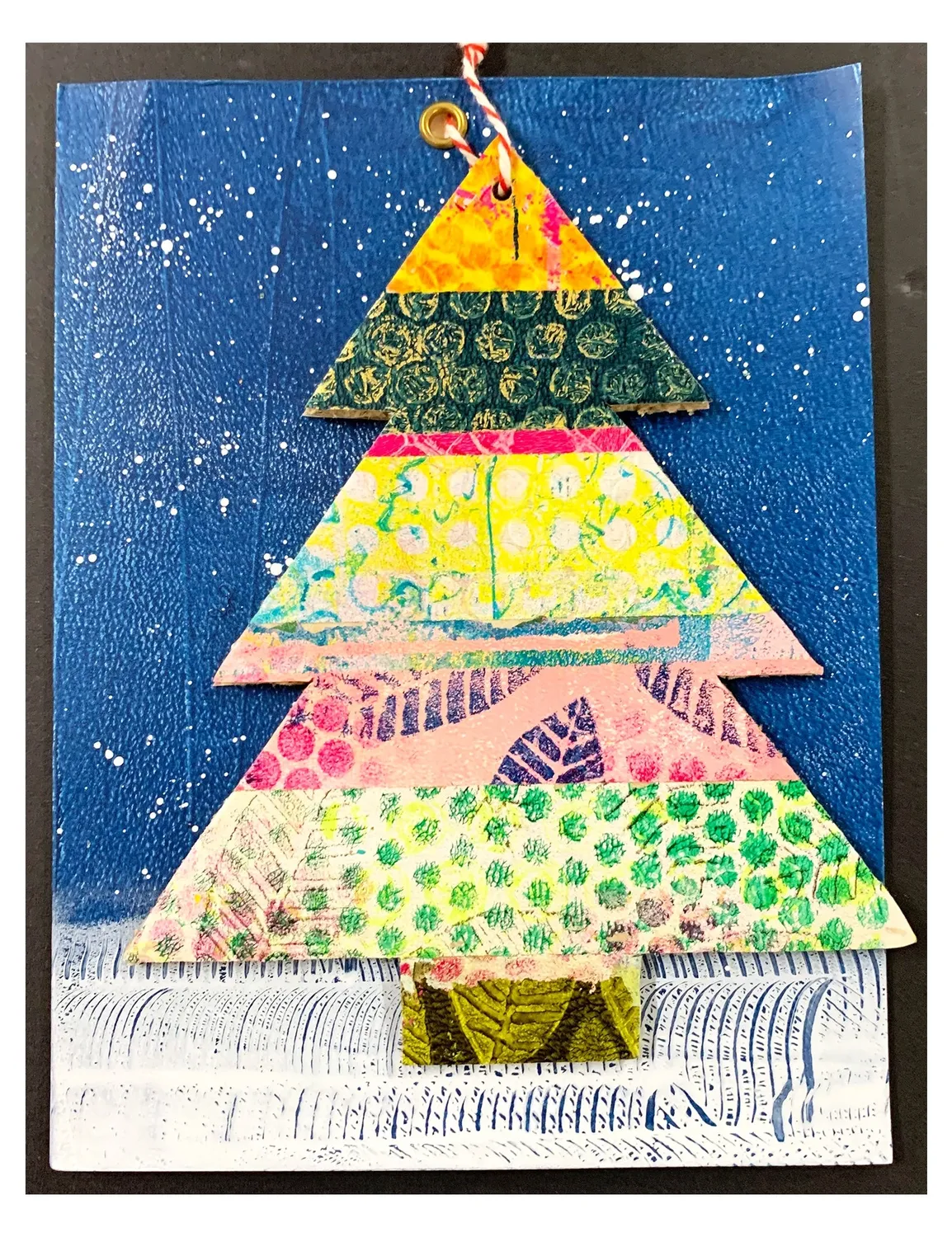Gelli Arts Holiday kit biglietti e decorazioni 12,7cm