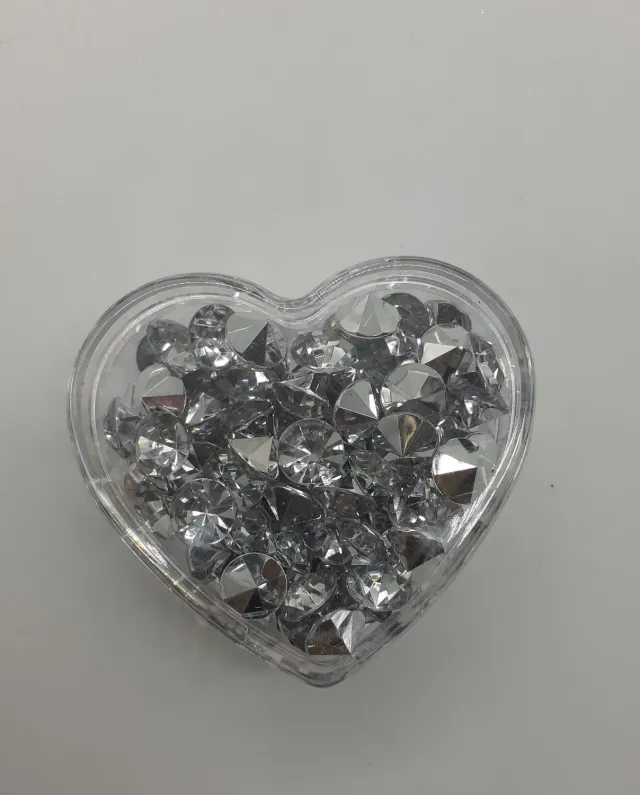 Deco Foam 60030 diamantini decorativi 10 mm 120 pz brillanti