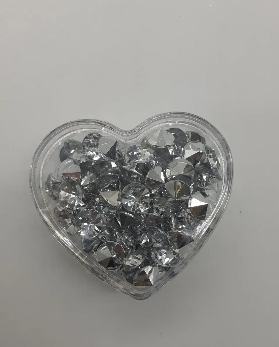 Deco Foam 60030 diamantini decorativi 10 mm 120 pz brillanti