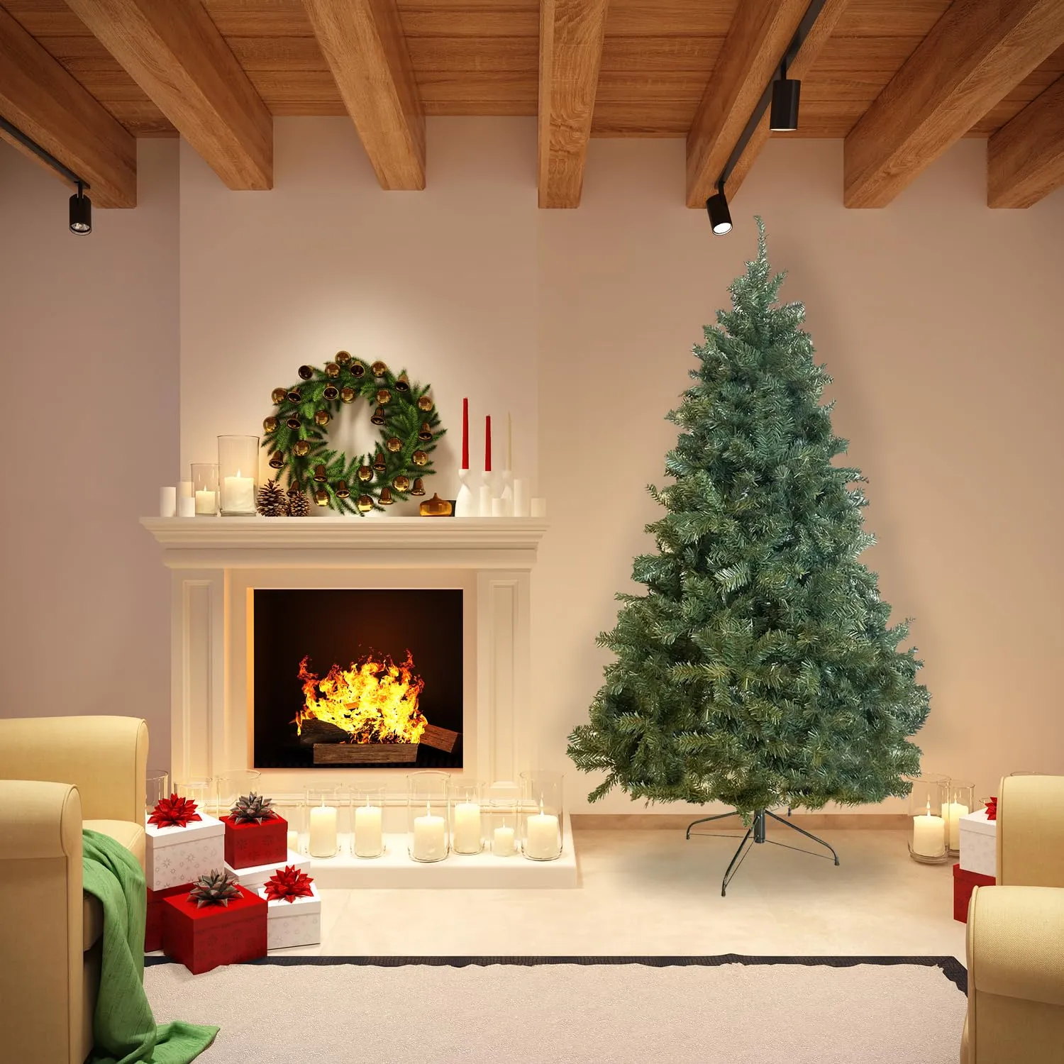 Giodicart Comet albero Natale artificiale 240 cm 1458 rami