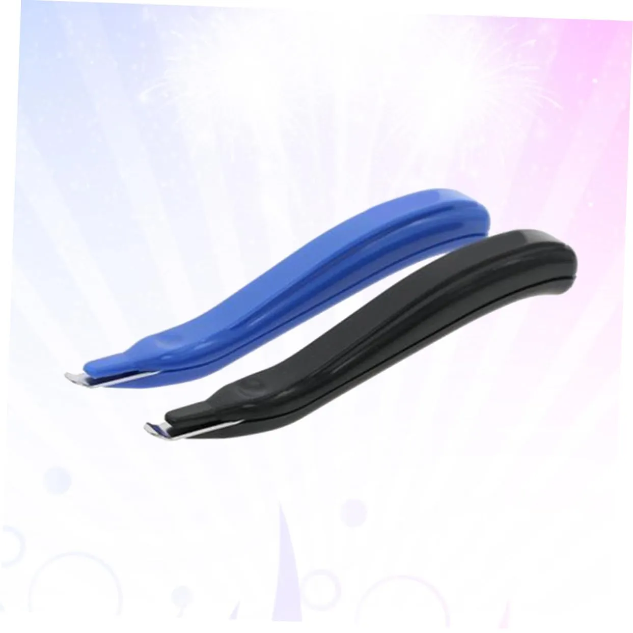 Angoily levapunti plastica togli punti 1 pezzo nero blu