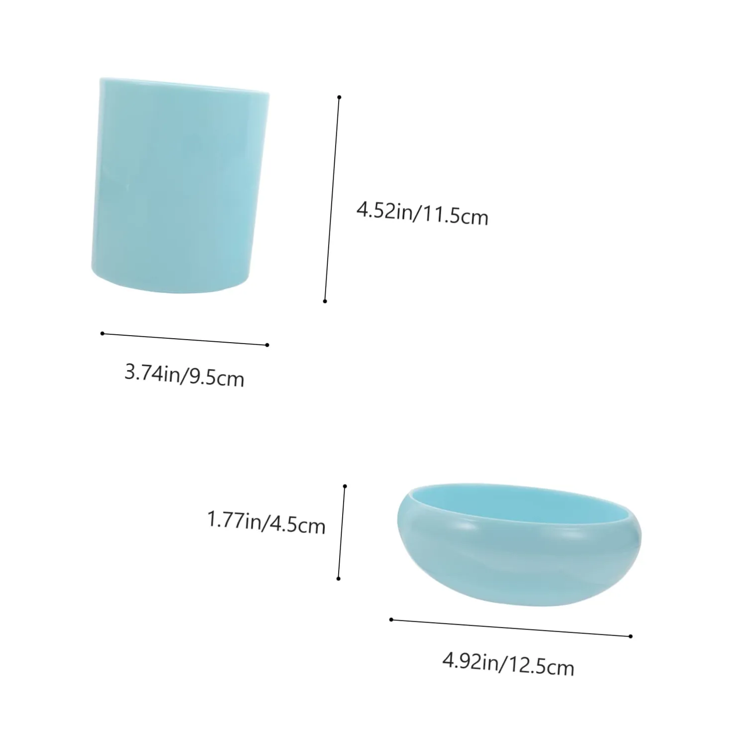 Angoily Portapenne Plastica 2 Pezzi Scrivania Retrò