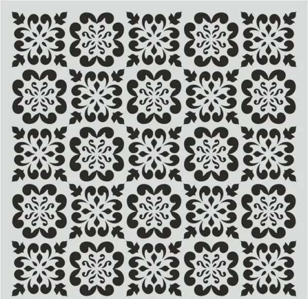 Deco Foam R070 stencil decorativo 30x30 cm riutilizzabile