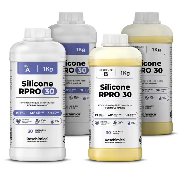 Reschimica R PRO 30 silicone per stampi 4 kg duro