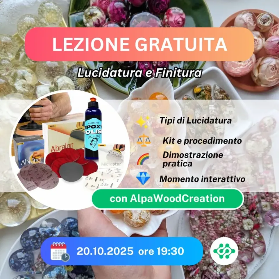 Naturesin Lezione lucidatura e finitura corso gratuito
