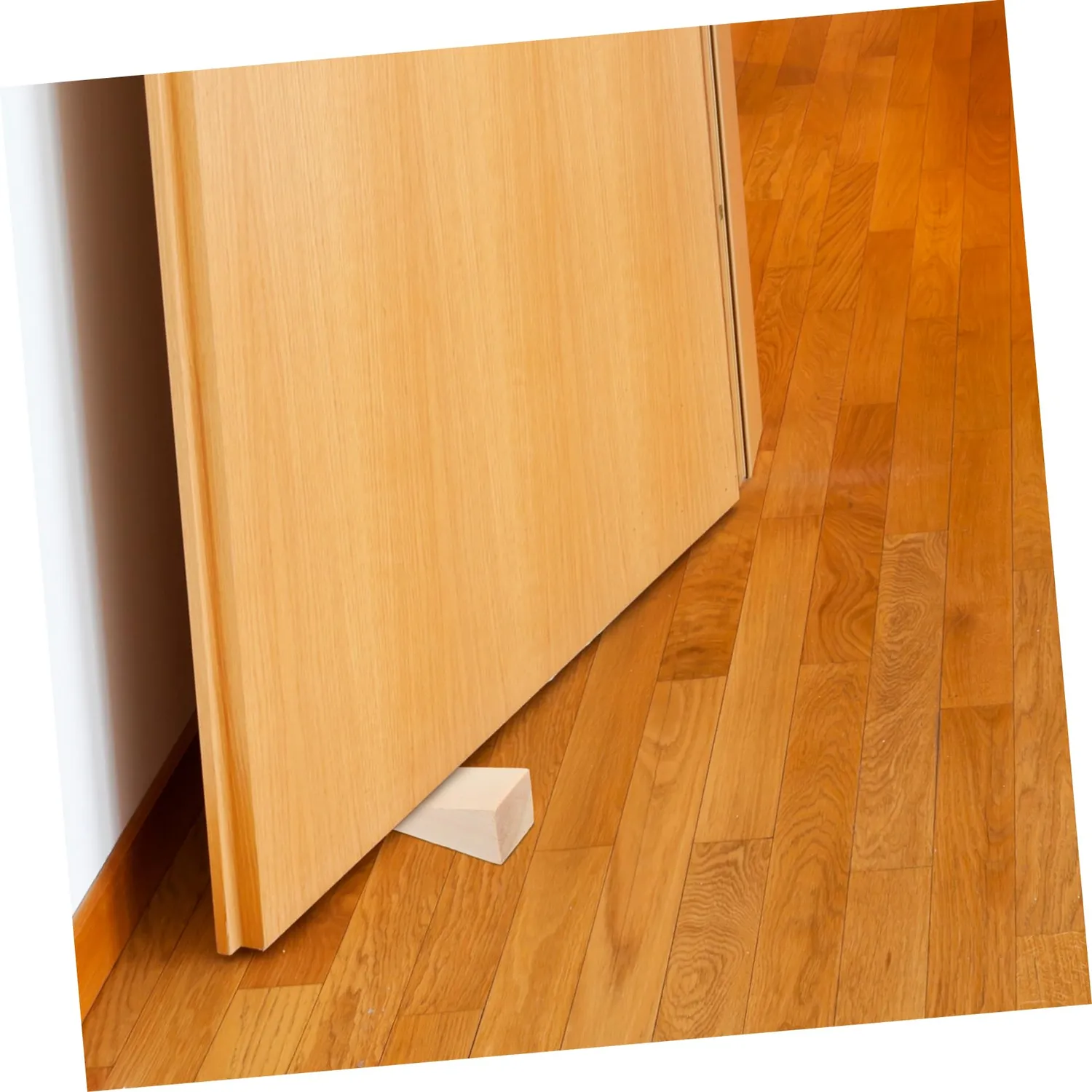 Angoily Fermaporta in legno a cuneo 4 pezzi resistenti