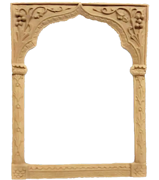 Deco Foam 2006 cornice fregio pasta di legno 37x29 cm sacra