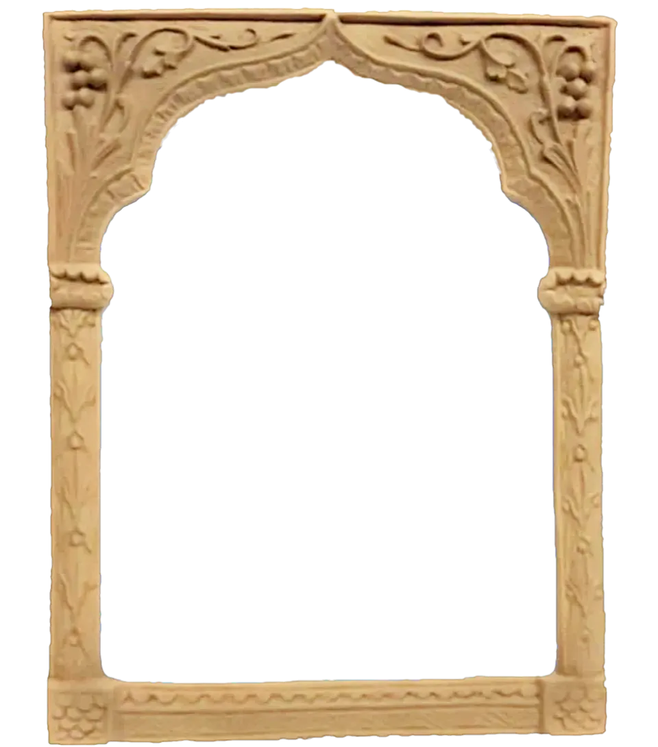 Deco Foam 2006 cornice fregio pasta di legno 37x29 cm sacra