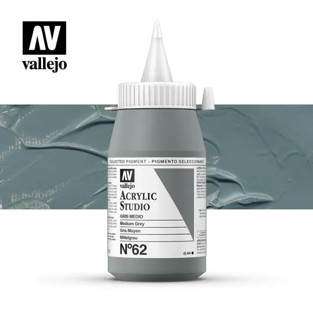 Vallejo Acrylic Studio 62 colore acrilico 500 ml coprente
