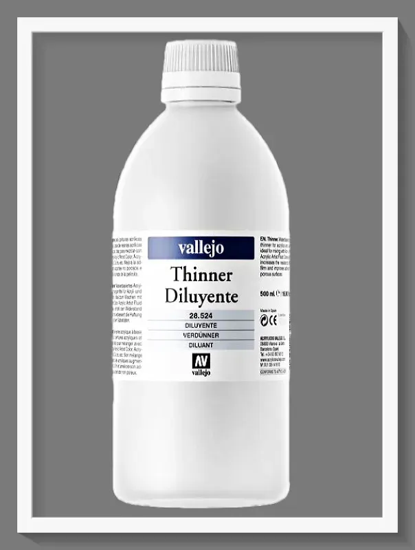 Vallejo 28524 Thinner diluente 500ml aerografo