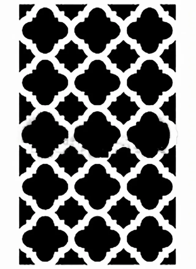 Decofoam R007 stencil 21x30 cm