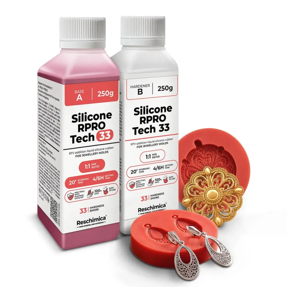 Reschimica R Pro Tech 33 Gomma Siliconica Stampi 500 g 350°C