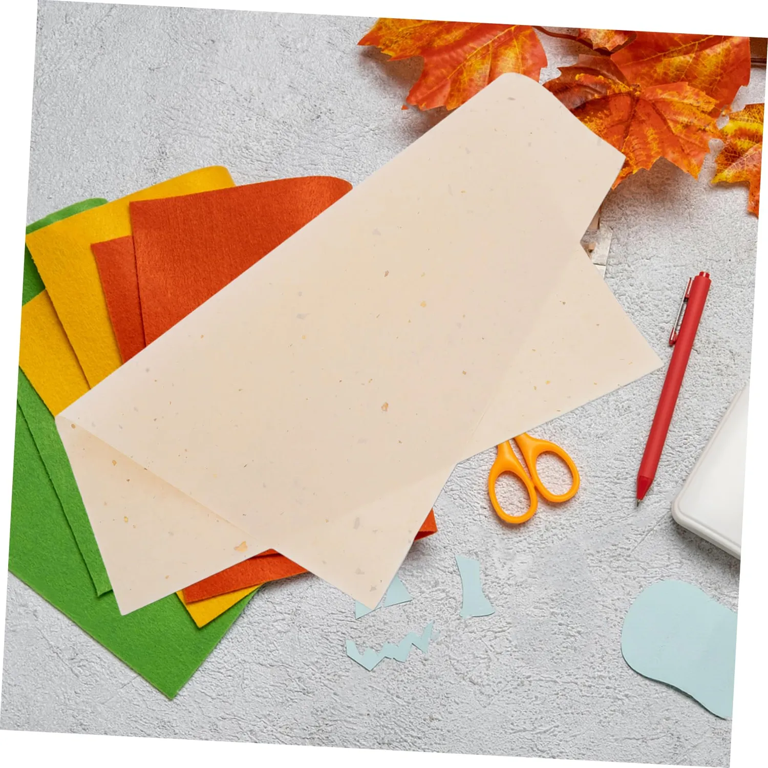 Angoily Carta per Lanterne 10 Fogli 45x45 cm Cachi