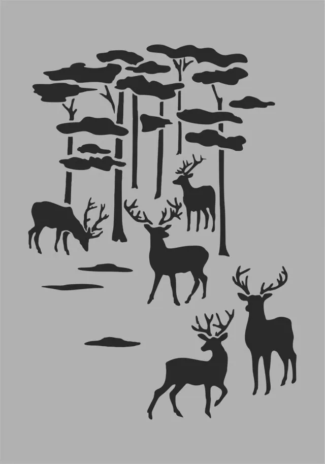 Decofoam H016 stencil 21x30 cm