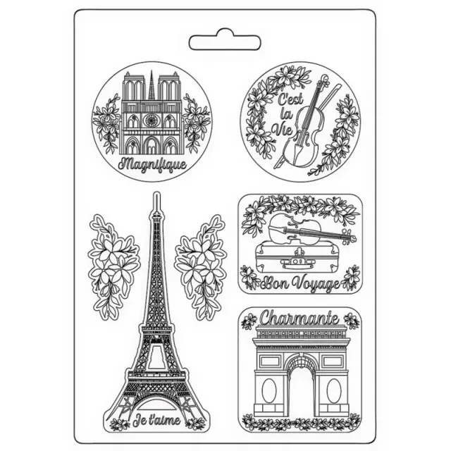 Stamperia Oh la la 4560 stampo Tour Eiffel A4 21x29 cm