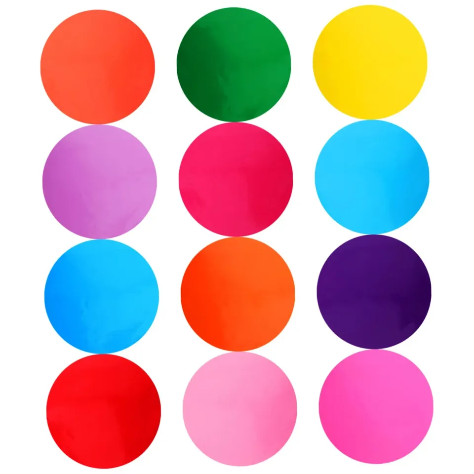 Angoily Etichette Cancellabili 12 Pezzi Colorate Riutilizzabili
