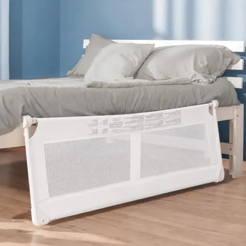 Giodicart Giojoy Sponda Letto Pieghevole Bianca con Borsa