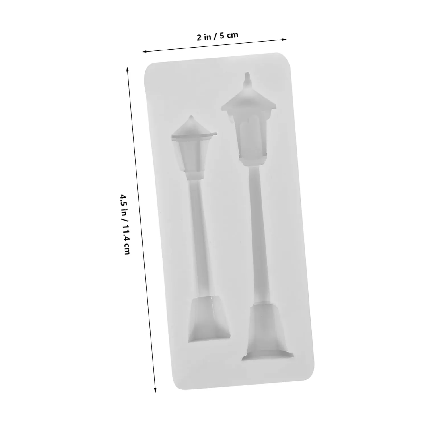 Angoily Stampo in Silicone Lampione da Strada 1 Pezzo Flessibile
