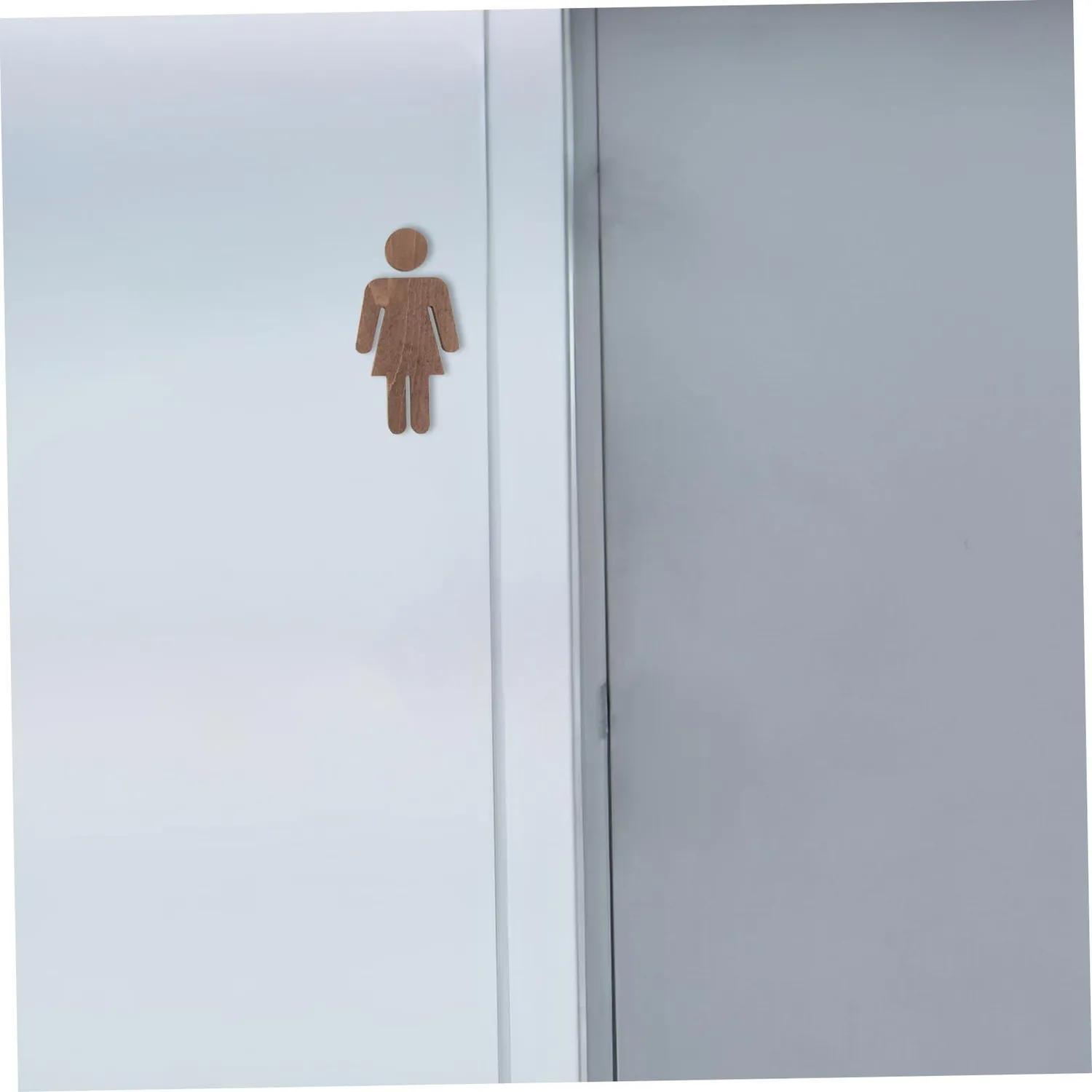 Angoily cartello bagno uomo donna legno 1 paio divertente