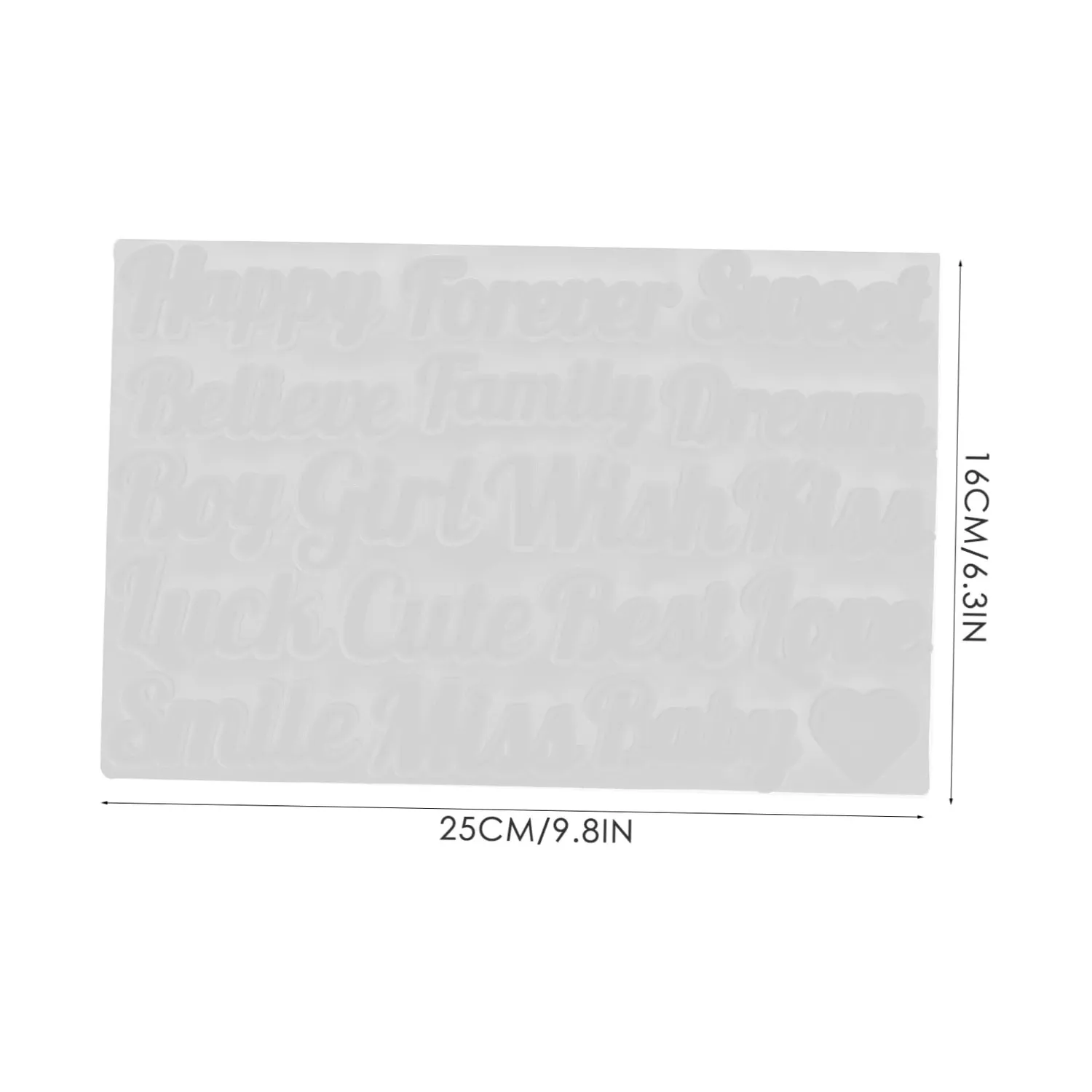 Angoily Stampo Silicone Alfabeto Portachiavi Resina Lettere