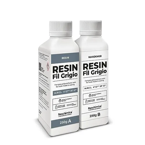 Reschimica Fil Grigio resina poliuretanica 500 g rapida 1:1
