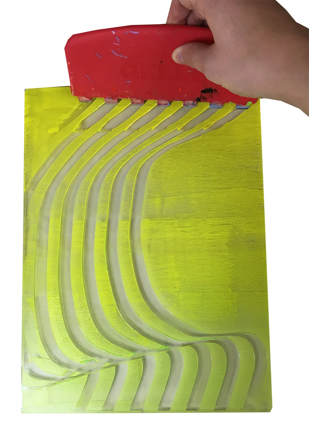 Gelli Arts piastra gel 9x12" 23x30 cm grande con griglia