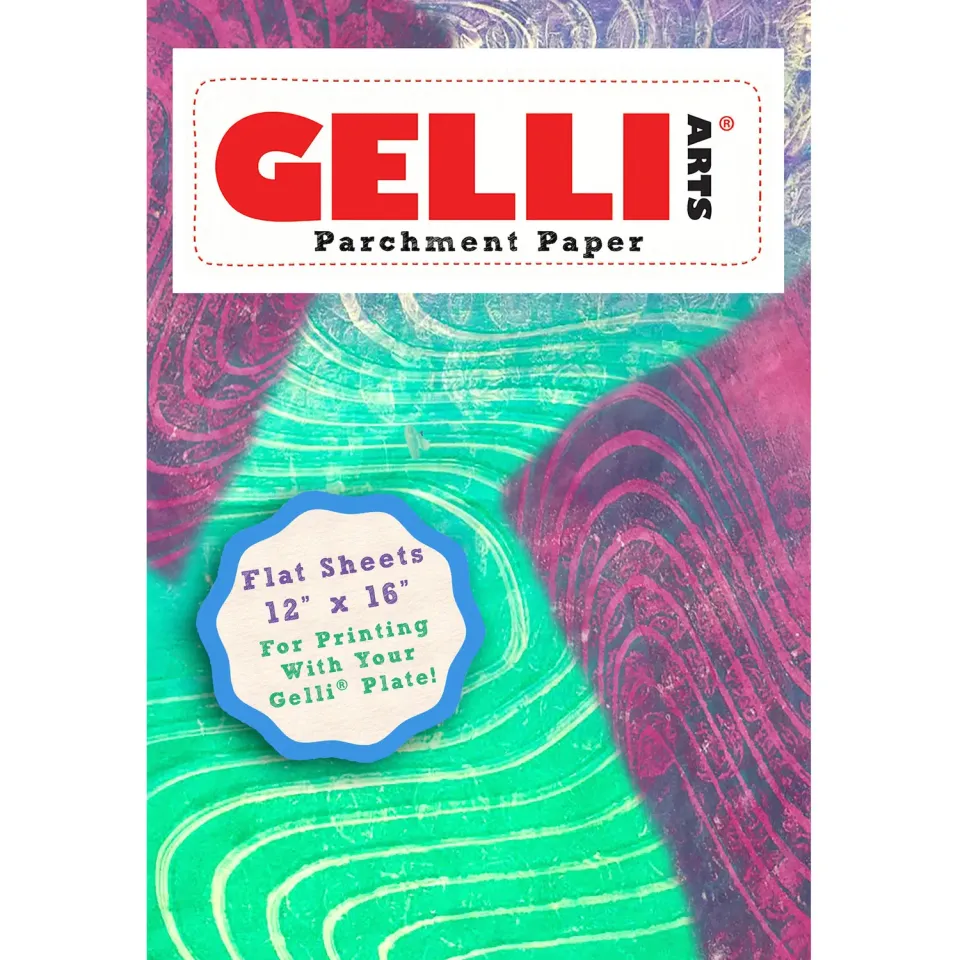 Gelli Arts Parchment Paper carta 50 fogli 30x40 cm