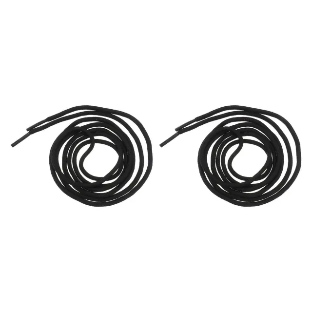 Angoily lacci scarpe neri poliestere 150 cm 1 paio