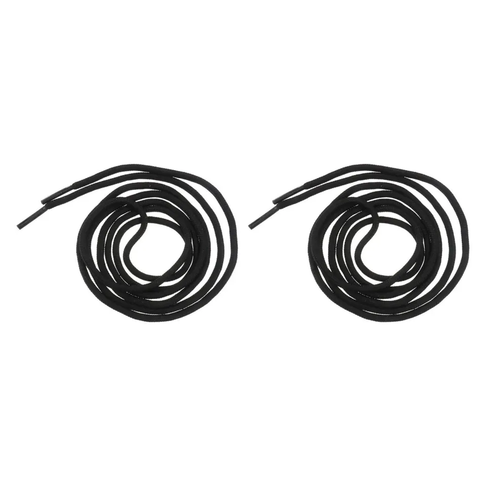 Angoily lacci scarpe neri poliestere 150 cm 1 paio
