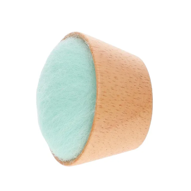 Angoily puntaspilli legno verde con ago semicircolare