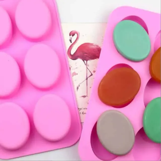 Naturesin ArtSoap Stampo Saponette Ovali 6 pz silicone