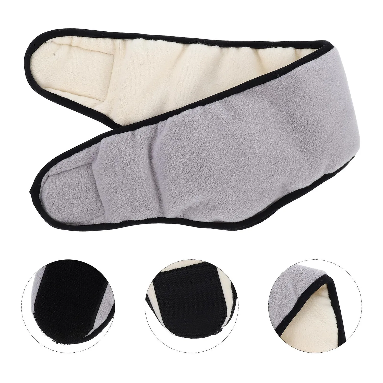 Angoily Paraorecchie Sonno Pile Grigio Regolabile
