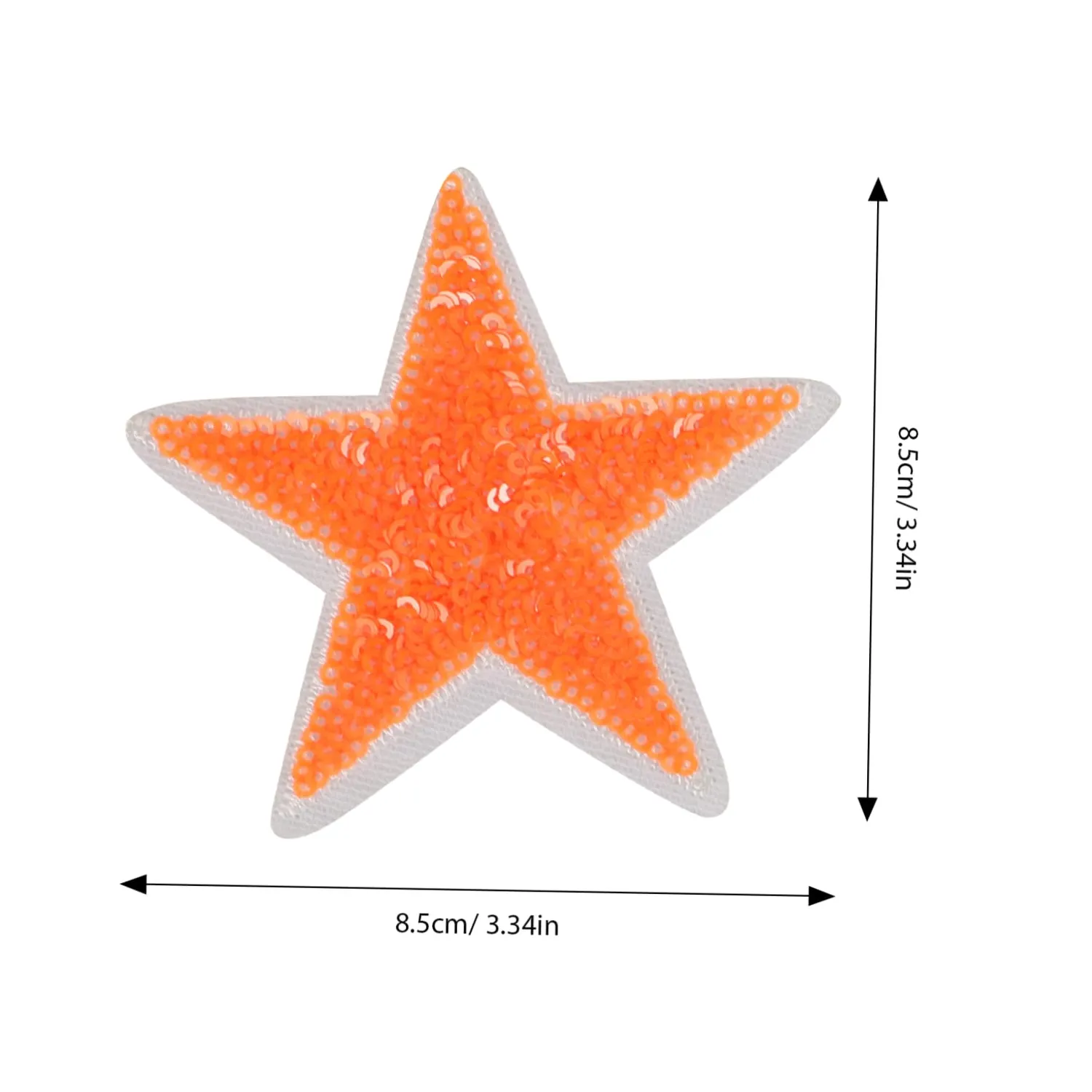 Angoily toppe stella paillettes 10 pezzi piccole