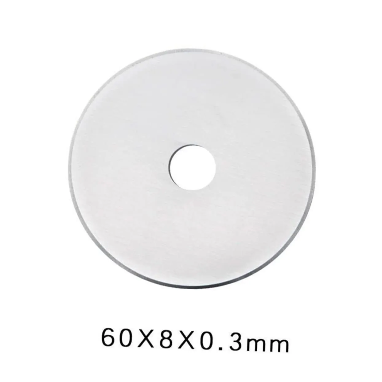 Angoily lame rotanti 60 mm argento 1 pz con custodia